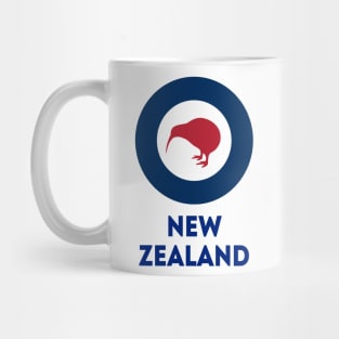 New Zealand Military Roundel, RNZAF, Royal New Zealand Air Force. Mug